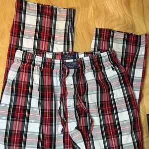 Polo Ralph Lauren Tartan Plaid Brushed Cotton Lounge Pants NWOT